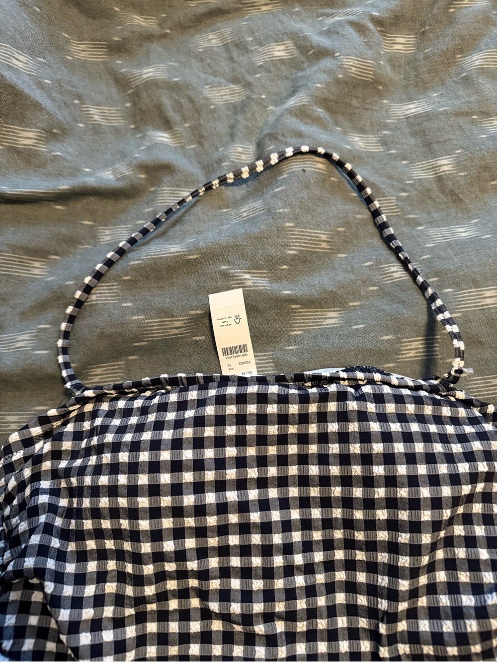 J. Crew Gingham Swim Dress size 10 NWT - Picture 7 of 9